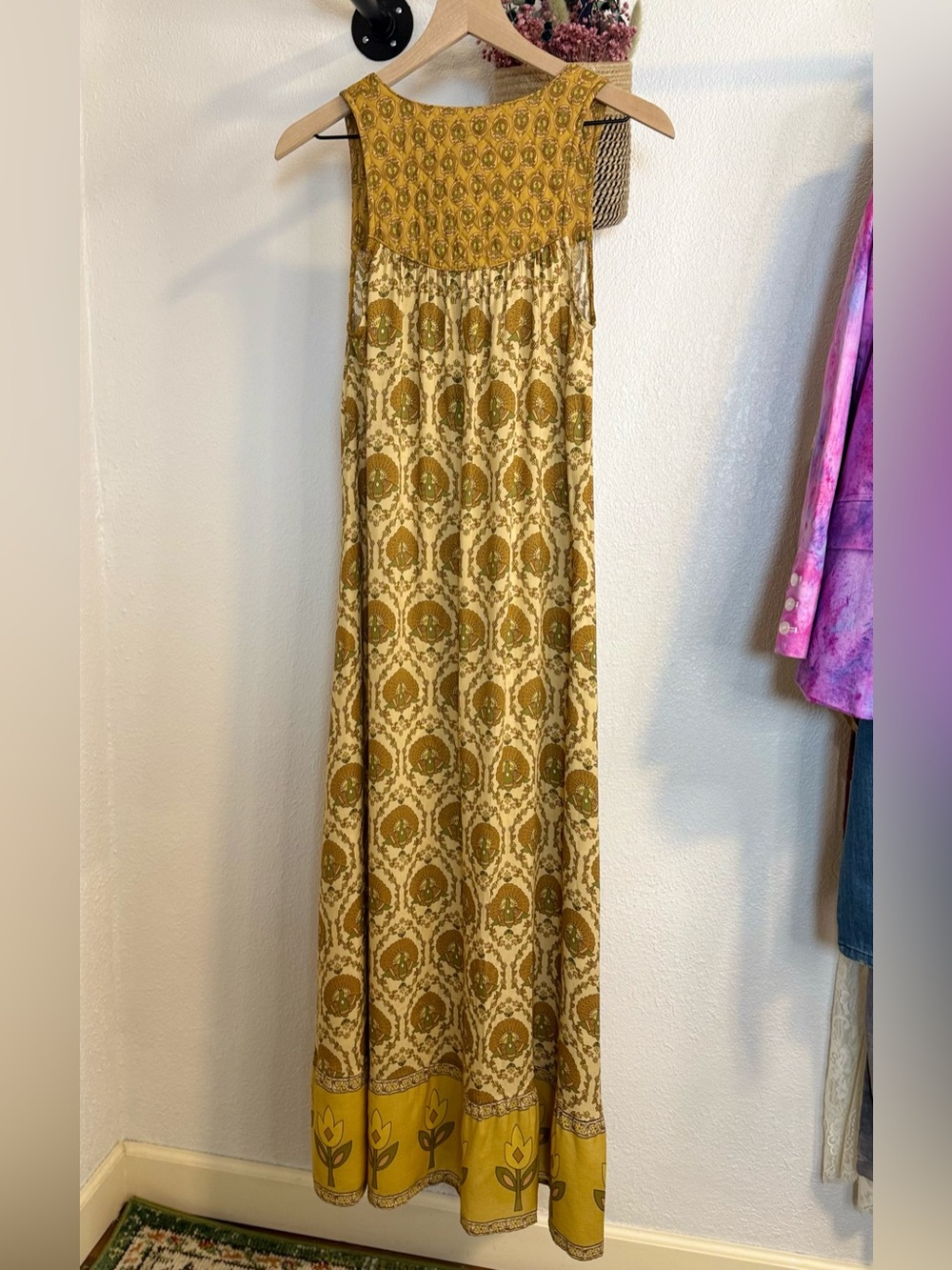 NWT Spell Château Maxi Sundress Champagne XS - Picture 13 of 15